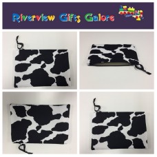 Zip Clutch / Purse / Bag / Pouch - Cow Print Zip Clutch / Purse / Bag / Pouch - Cow Print